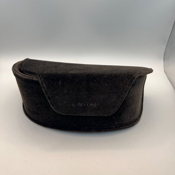Tom Ford Chocolate Brown Velvet Empty Sunglasses Case - Picture 2 of 5